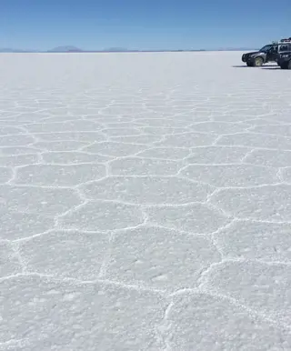 Erblicke die Salzwüste